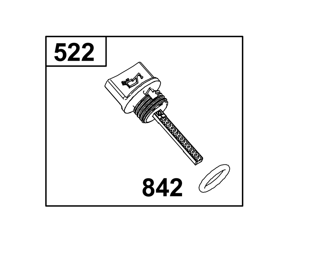 Lubrication Group Diagram and Parts List for 13U232-0031-J1 100000 - 19Z999 Briggs and Stratton Engine